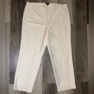 Worth New York Cream Lined Trousers